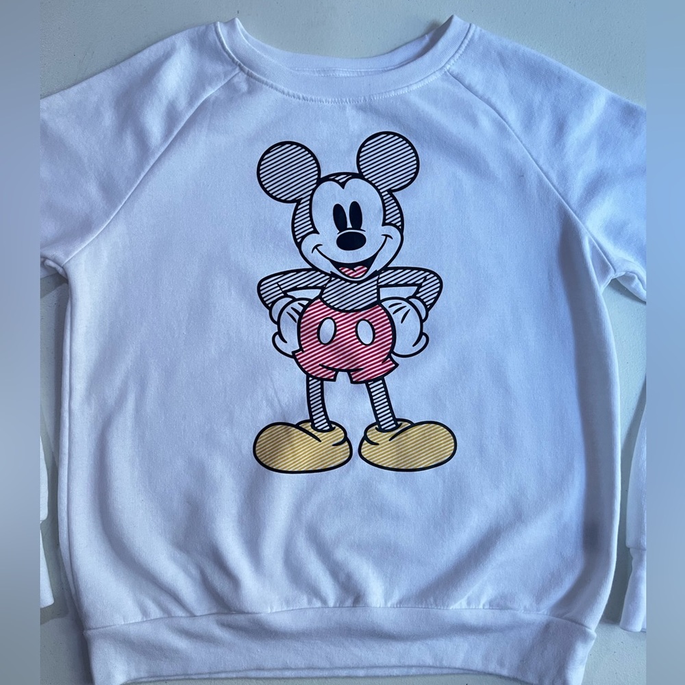 Disney Mickey Mouse Junior' Long Sleeve Knit Top